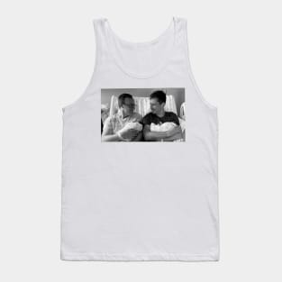 Pete Buttigieg and Chasten Glezman Buttigieg with the Buttitwins Photo Tank Top